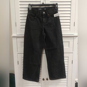 Old Navy baggy Built in Tough Black Dark Denim Jeans For Boy